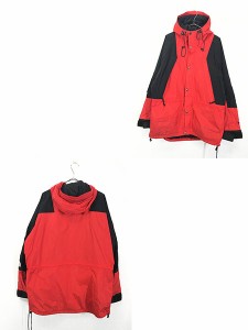 古着 90s TNF The North Face 「GORE-TEX」 ゴア マウンテン ライト ジャケット パーカー 赤 L 古着