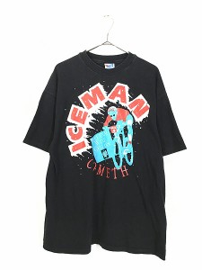 古着 90s USA製 「ICEMAN」 Iceman Cometh Challenge MTB 自転車 レース Tシャツ XL 古着