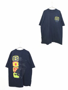 古着 90s USA製 BOSS スケーター BIG プリント Tシャツ XXL 古着