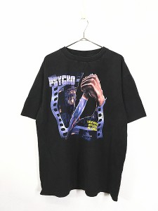 古着 90s PSYCHO サイコ ヒッチコック ホラー スリラー ムービー Tシャツ XL 古着