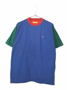 古着 90s Duck Head カラフル クレイジー パターン Tシャツ XL 古着