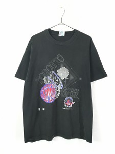 古着 90s NBA Toronto Raptors ラプターズ バスケ プリント Tシャツ L 古着