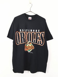 古着 90s USA製 MLB Baltimore Orioles オリオールズ ベースボール Tシャツ L 古着