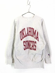 古着 90s USA製 Champion Reverse Weave 「Oklahoma Sooners」 カレッジ リバース スウェット XL 古着