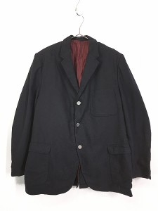 古着 60s Fordham Felt ストライプ ライナー 3ボタン オールド ウール テーラード ジャケット 黒 42位