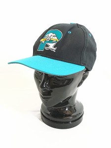 雑貨 古着 80s USA製 New Era POLAND Sea Dogs 6パネル ベースボール キャップ 帽子 古着