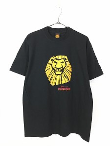 古着 USA製 Disney THE LION KING ライオンキング ミュージカル Tシャツ M 古着