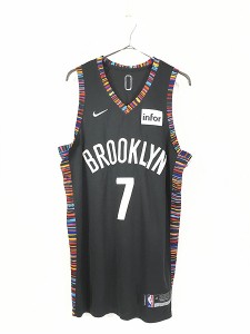 古着 NIKE製 NBA Brooklyn Nets ネッツ No7 「Kevin Durant」 デュラント メッシュ タンクトップ 48 古着