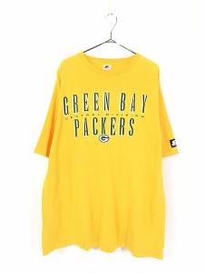 古着 90s USA製 STARTER NFL Green Bay Packers パッカーズ Tシャツ XL 古着