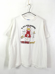 古着 90s USA製 アヒル コミカル ポップ アート Tシャツ XL 古着