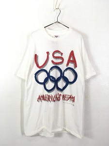 「Deadstock」 古着 90s USA製 五輪 オリンピック オフィシャル Tシャツ XL 古着