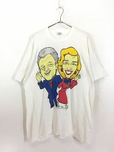 古着 90s USA製 メカ 操り人形 コミカル シュール アート Tシャツ XL 古着