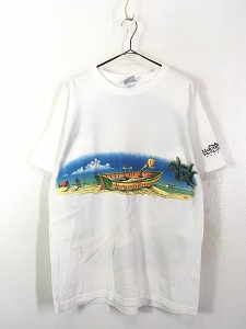 古着 90s USA製 オウム バカンス 両面 グラフィック Tシャツ L 古着