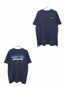 古着 18s Patagonia フィッツロイ 両面 ロゴ Tシャツ L 古着