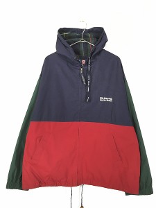 古着 90s CHAPS Ralph Lauren カラフル クレイジー ジャケット パーカー L 古着