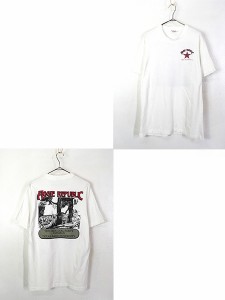 古着 90s USA製 AGGIE REPUBLIC バナリパ パロディ Tシャツ L 古着