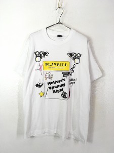 古着 90s USA製 PLAYBILL 仮面 赤い靴 バレエ Tシャツ XL 古着