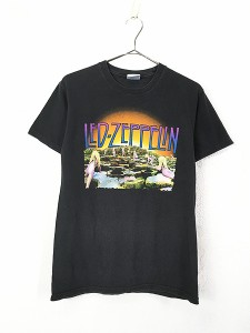 古着 00s LED ZEPPELIN 「Houses of the Holy」 ヘヴィ メタル ロック バンド Tシャツ S 古着