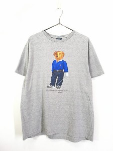 古着 Polo Ralph Lauren 「POLO BEAR」 ゴルフ ポロベア Tシャツ M 古着