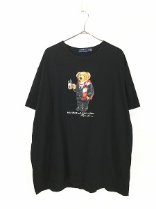 古着 Polo Ralph Lauren 「POLO BEAR」 スーツ  ポロベア Tシャツ XXL 古着