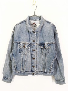 レディース 古着 90s Levi's ハンドポケット ショート丈 デニム ジャケット Gジャン M 古着