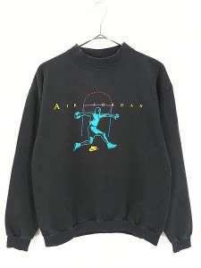 レディース 古着 90s USA製 NIKE AIR JORDAN ジョーダン グラフィック スウェット トレーナー Boys XL 古着