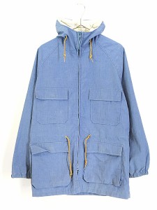 レディース 古着 80s WoolRich シャンブレー ルック マウンテン パーカー マウンパ S 古着