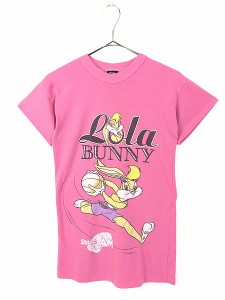 レディース 古着 90s SPACE JAM ローラ バニー ムービー キャラクター Tシャツ S位 古着