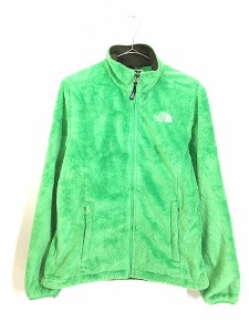 レディース 古着 TNF The North Face もこもこ ボア フリース ジャケット 黄緑 M 古着