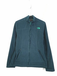 レディース 古着 TNF The North Face 裏地もこもこ ボア フリース ジャケット 緑 M 古着