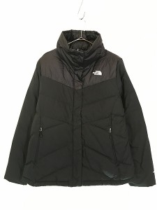 レディース 古着 TNF The North Face 650 フィルパワー 軽量 グース ダウン ジャケット 黒 M 古着