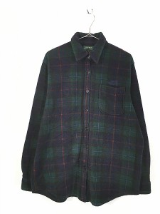 レディース 古着 90s LAUREN Ralph Lauren チェック フリース シャツ ジャケット M 古着