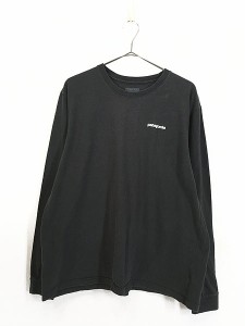 古着 17s Patagonia フィッツロイ 両面 ロゴ 長袖 Tシャツ ロンT XL 古着