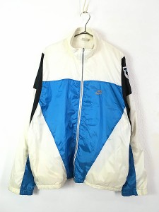 古着 90s NIKE 「INTERNATIONAL」 パッチ 裏地メッシュ クレイジー ナイロン ジャケット XL 古着