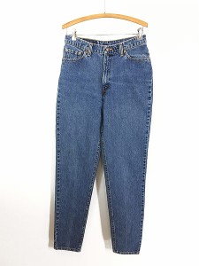 古着 90s USA製 Levi's 512 ブルー デニム スキニー パンツ ジーンズ W30 L32 古着