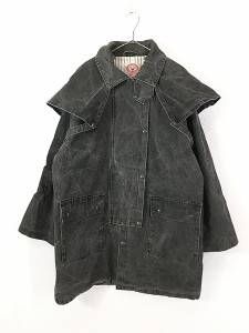 古着 80s The Australian Outback Collection ダック ドローバー ダスター コート ロング丈 L 古着