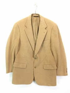 古着 90s USA製 Brooks Brothers 豪華 100% キャメルヘアー テーラード ジャケット 43R 使用感なし!!