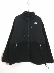 古着 90s TNF The North Face POLARTEC デナリ フリース ジャケット オールブラック XXL 古着