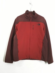 古着 TNF The North Face  「WIND WALL」 高性能 ストレッチ ソフトシェル ジャケット 赤 M 古着