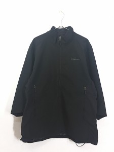 古着 Patagonia 高性能 POLARTEC ストレッチ ソフト シェル アズ ジャケット 黒 XL位 古着