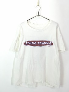 古着 90s Stone Temple Pilots オルタナ ロック バンド Ｔシャツ XL位
