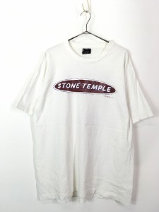古着 90s USA製 Stone Temple Pilots オルタナ ロック バンド Ｔシャツ XL