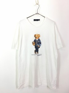 古着 Polo Ralph Lauren 「POLO BEAR」 ラグビー ポロベア Tシャツ XL 古着