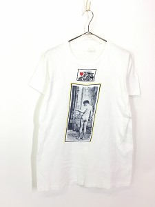 古着 70s USA製 トランプ キング フォト アート 100%コットン Tシャツ L