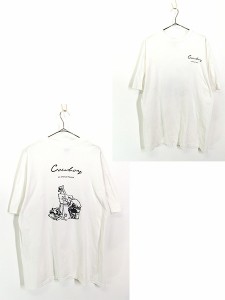 古着 90s USA製 Cowboy カウボーイ ミュージカル アート Tシャツ XL