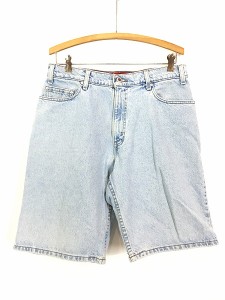 古着 90s USA製 Levi's Silver Tab 「Loose」 ブルー デニム ショーツ ショート パンツ W33