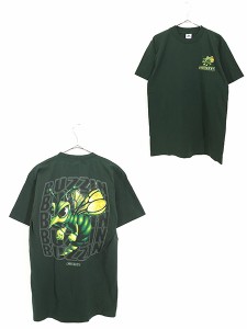 古着 90-00s Mickey's Big Mouth 蜂 ビール 企業 Tシャツ L 古着