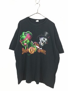 古着 90-00s ICP Insane Clown Posse ジョーカー ピエロ ラップ バンド Ｔシャツ XXL 古着