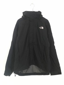 古着 TNF The North Face 「HyVent」 2way リップストップ シェル パーカー ジャケット 黒 M 古着