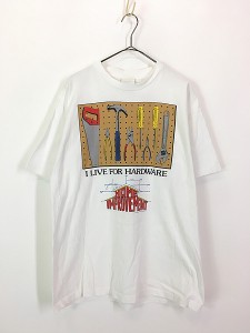 古着 90s USA製 Home Improvement 「The Tool Man」 TV ドラマ Tシャツ XL 古着